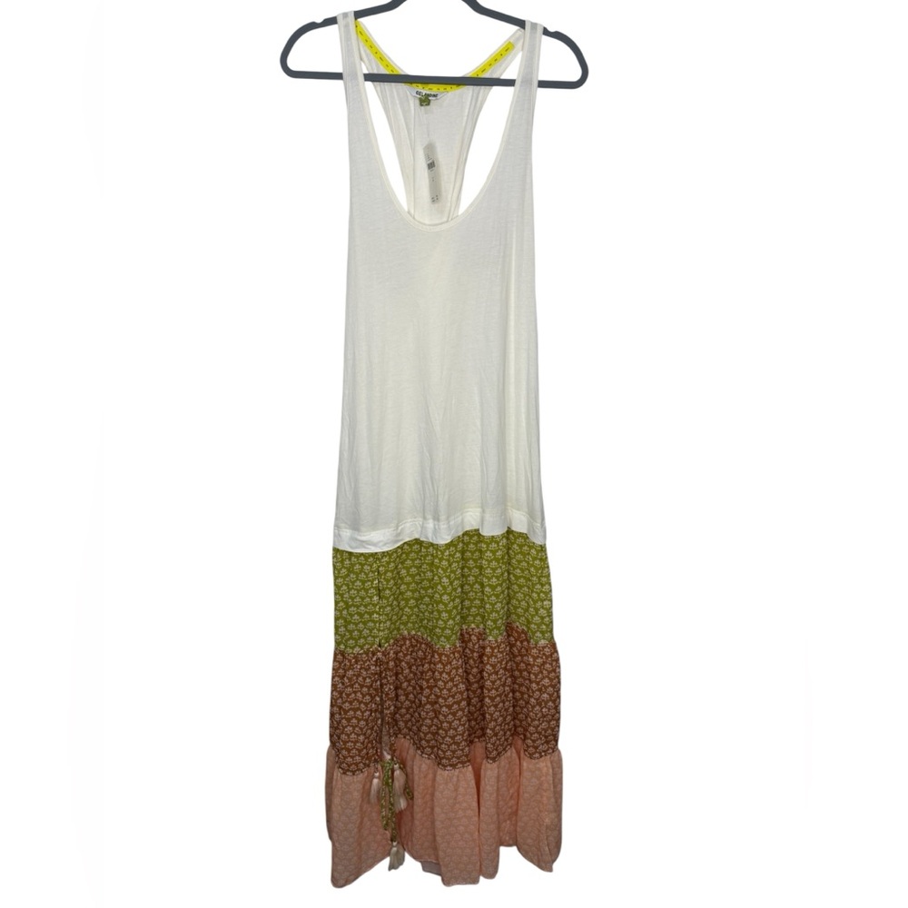Anthropologie Celandine Tiered Maxi Dress NWT Scoop Neck Sleeveless Medium